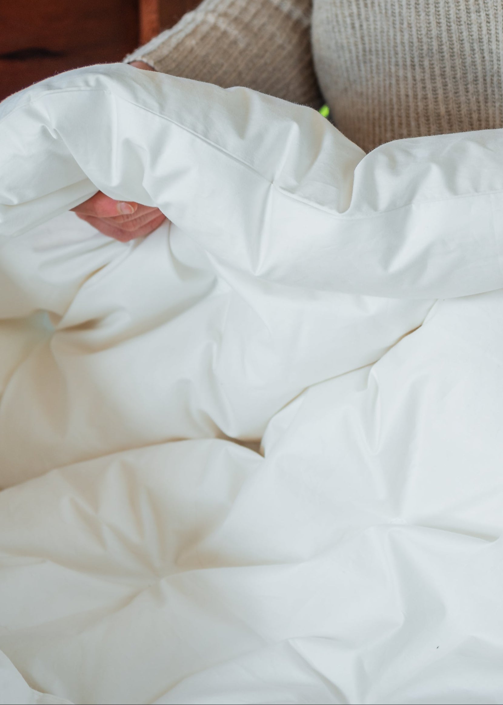 Servicio de mantención de plumones y almohadas de La Casa de los Gansos, con procesos de relleno, reducción, cambio de tela y restauración artesanal para conservar suavidad y confort.